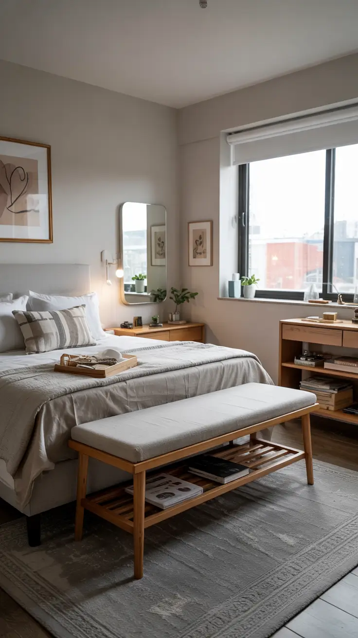 28 Bedroom Bench Ideas 2026 For Modern, Small, And Stylish Spaces