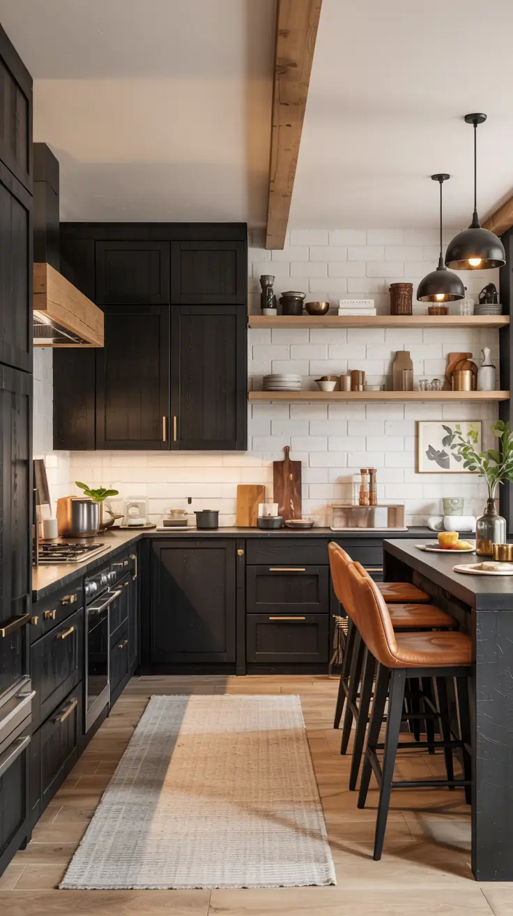 34 Black Kitchen Ideas 2026 for Modern, Small, and Stylish Homes