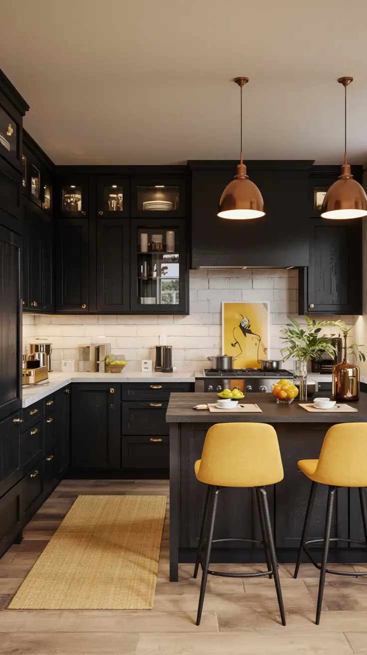 34 Black Kitchen Ideas 2026 for Modern, Small, and Stylish Homes