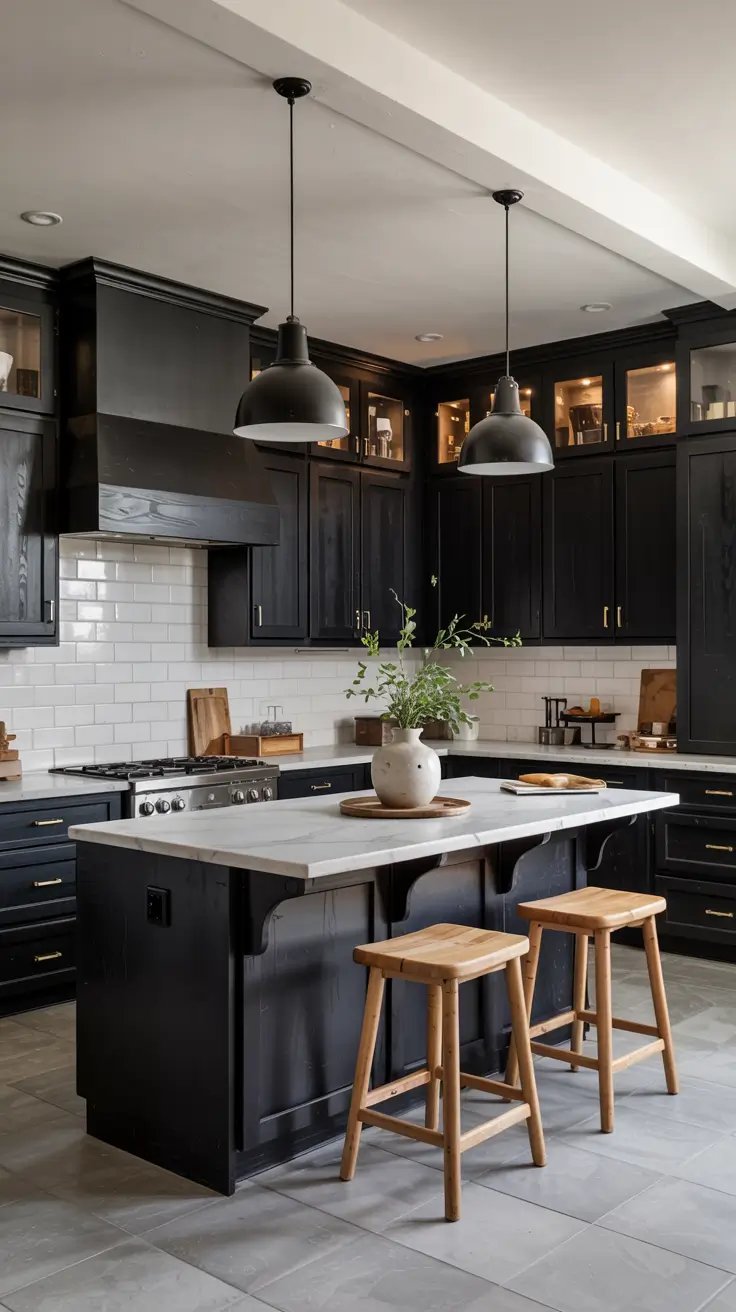 34 Black Kitchen Ideas 2026 for Modern, Small, and Stylish Homes