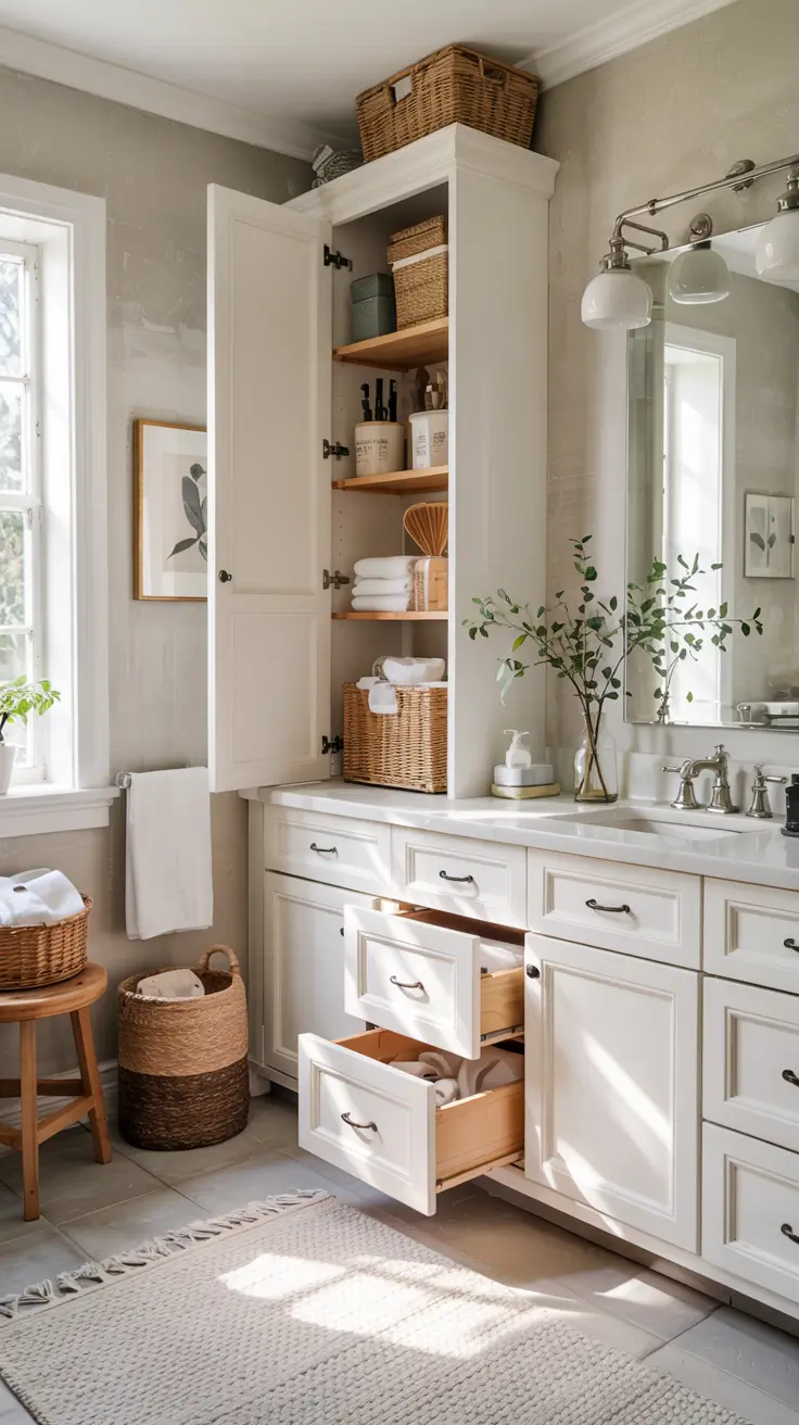 21 Bathroom Storage Cabinet Ideas 2026 For Smart And Stylish Homes