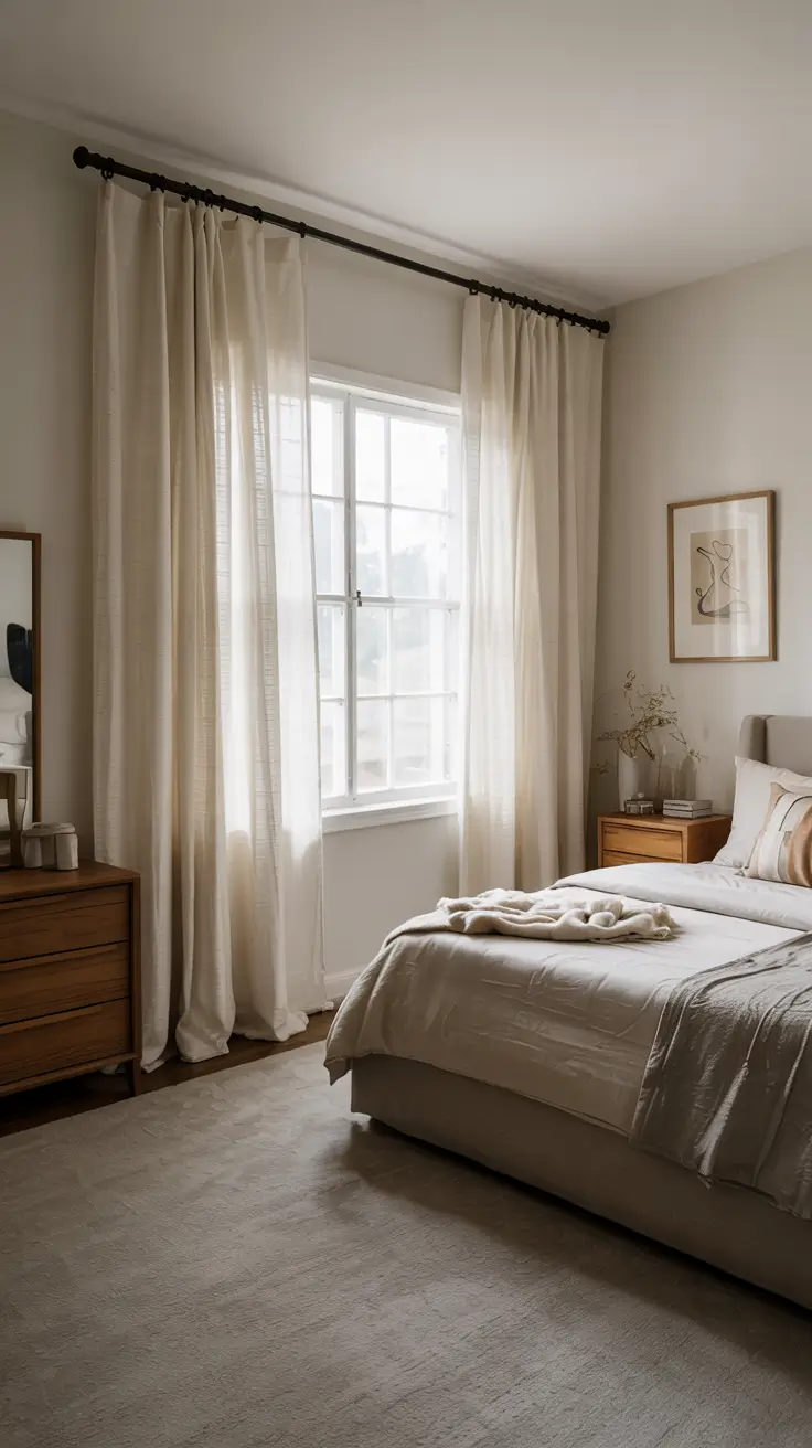 37 Bedroom Curtains Ideas 2026 For Modern, Aesthetic And Luxury Bedrooms