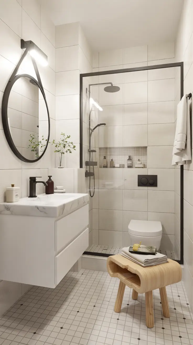 35 Black And White Bathroom Ideas 2026 Modern Luxury And Timeless Design