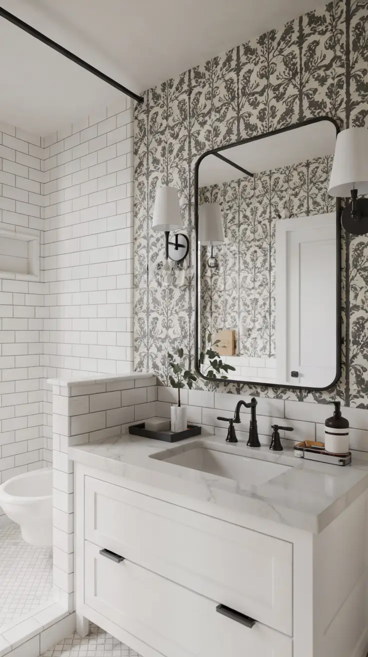 35 Black And White Bathroom Ideas 2026 Modern Luxury And Timeless Design