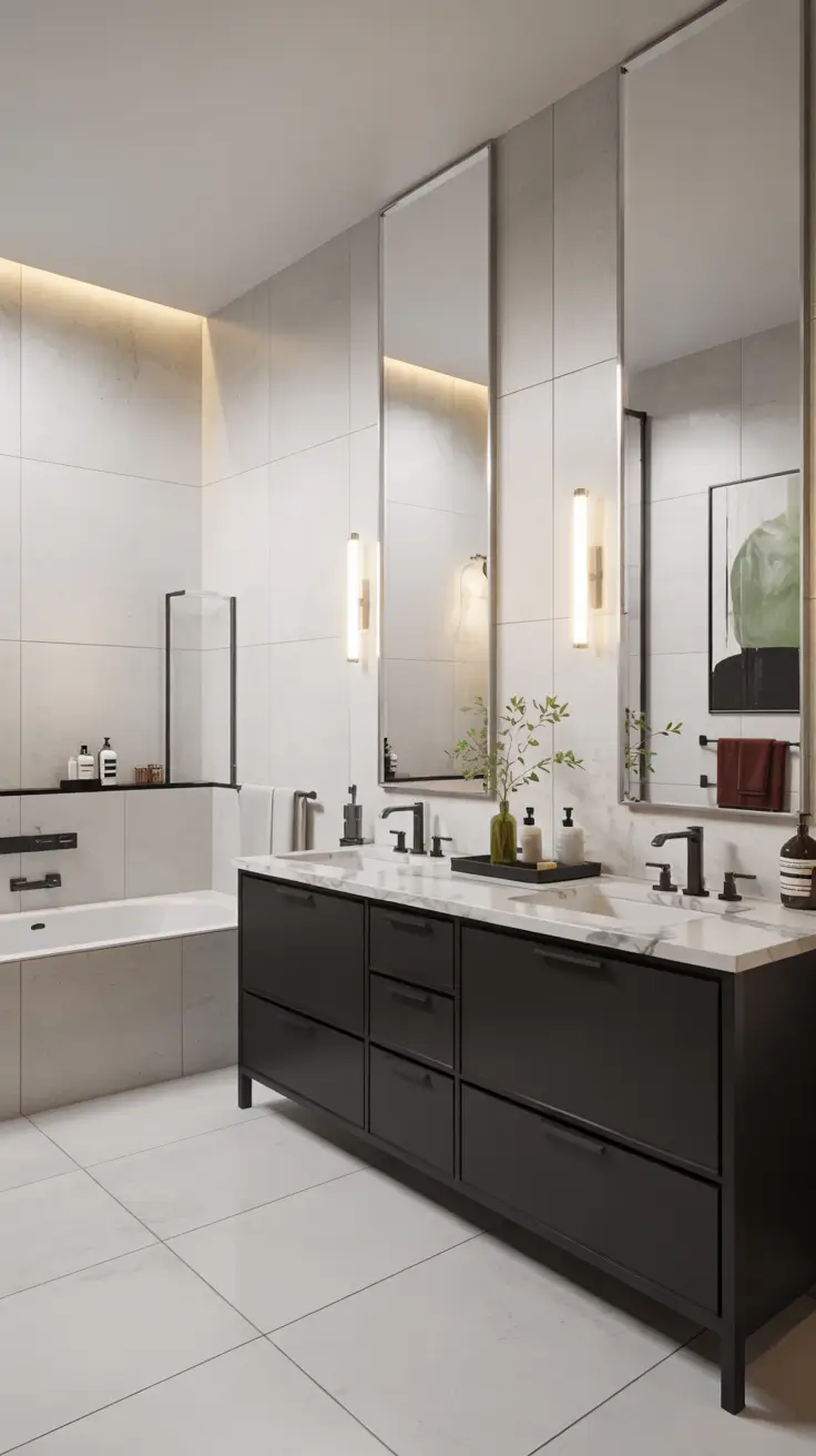 35 Black And White Bathroom Ideas 2026 Modern Luxury And Timeless Design