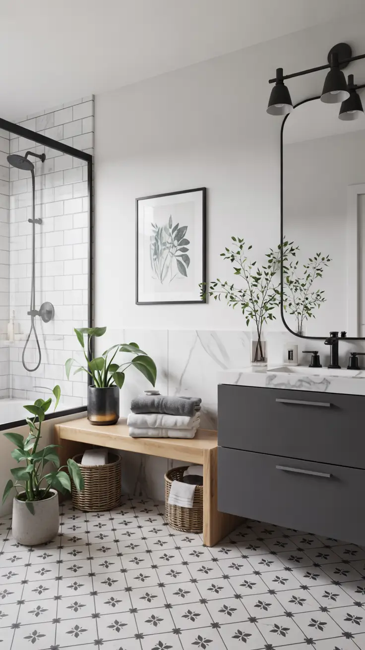 35 Black And White Bathroom Ideas 2026 Modern Luxury And Timeless Design