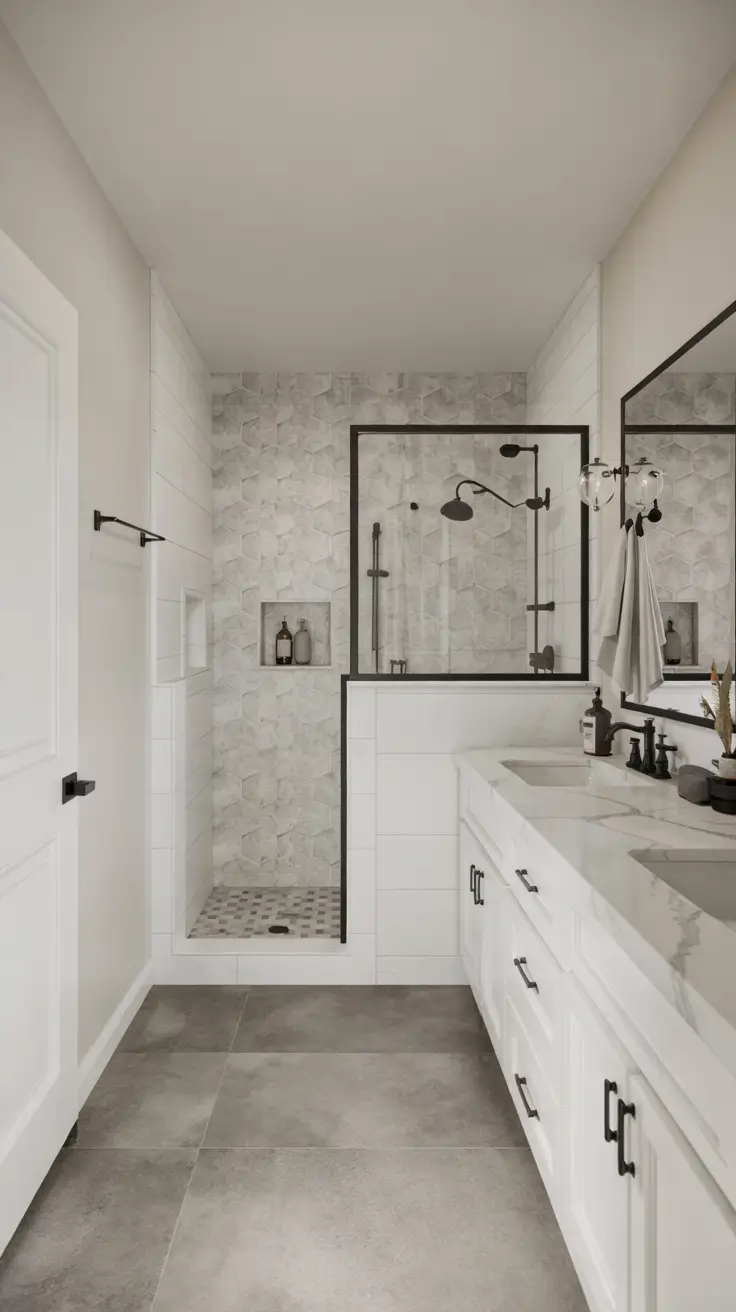 35 Black And White Bathroom Ideas 2026 Modern Luxury And Timeless Design