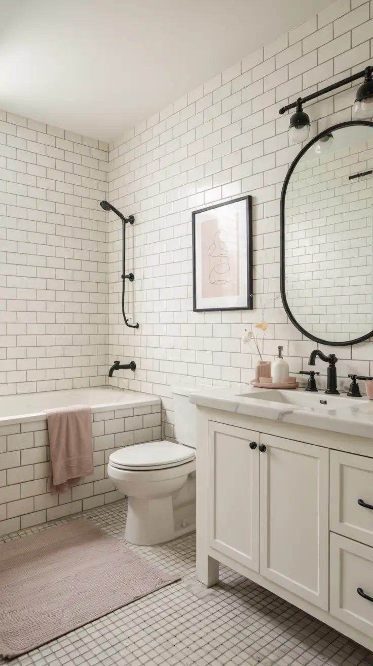 35 Black And White Bathroom Ideas 2026 Modern Luxury And Timeless Design