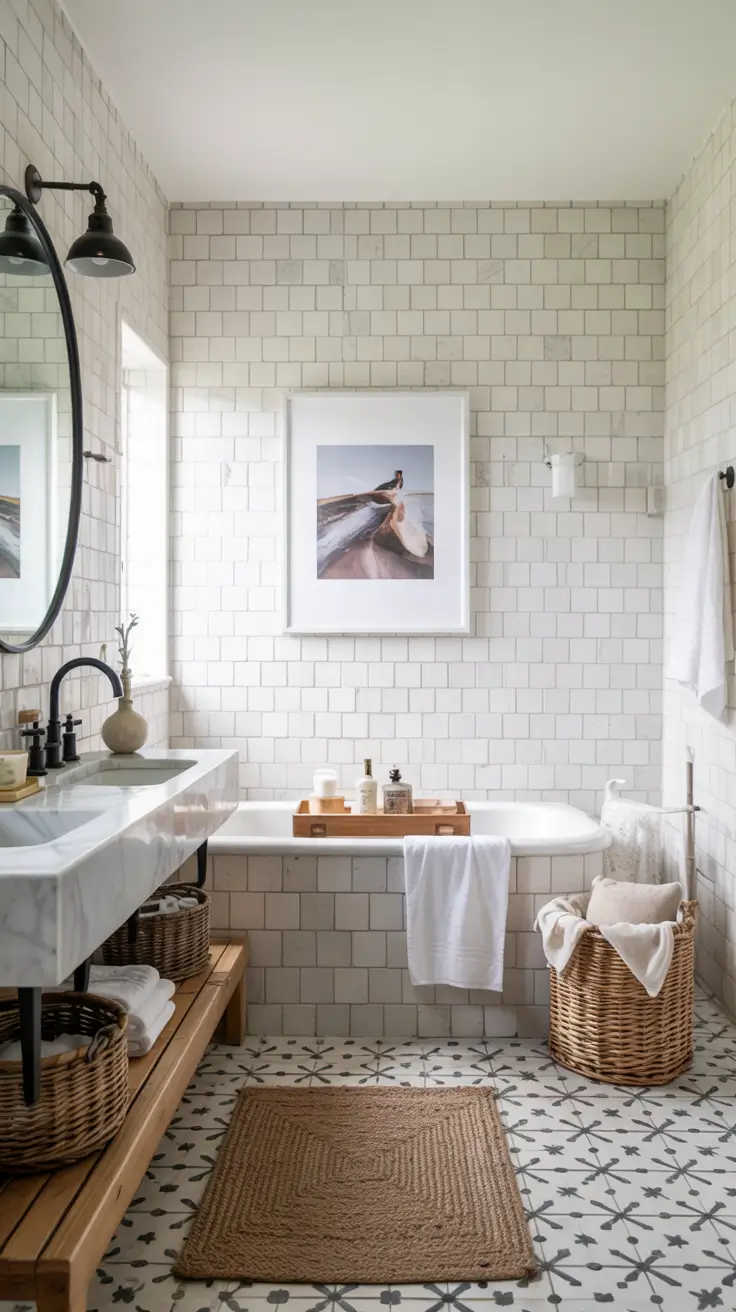 35 Black And White Bathroom Ideas 2026 Modern Luxury And Timeless Design