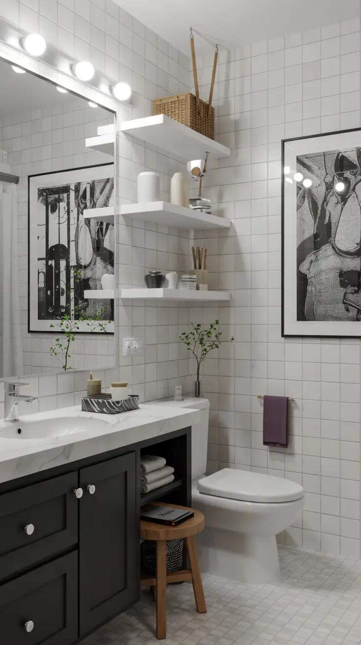 35 Black And White Bathroom Ideas 2026 Modern Luxury And Timeless Design