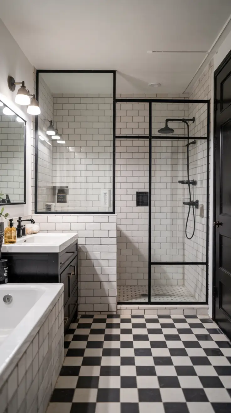 35 Black And White Bathroom Ideas 2026 Modern Luxury And Timeless Design