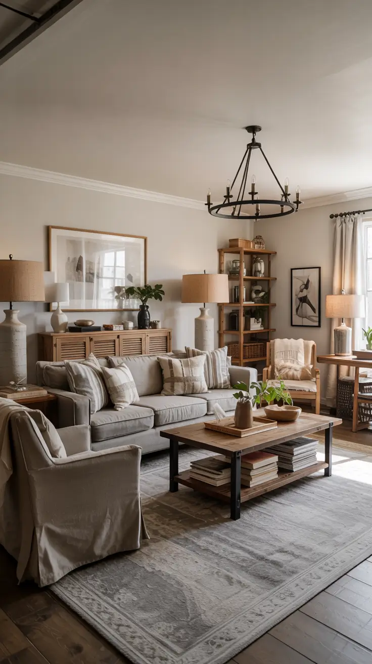 35 Farmhouse Living Room Ideas 2026 For Cozy Modern And Rustic Homes