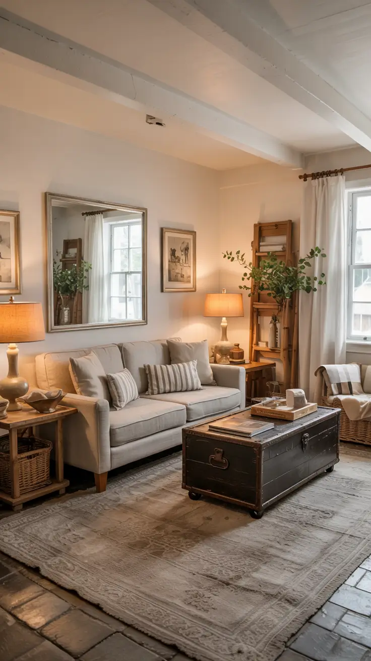 35 Farmhouse Living Room Ideas 2026 For Cozy Modern And Rustic Homes