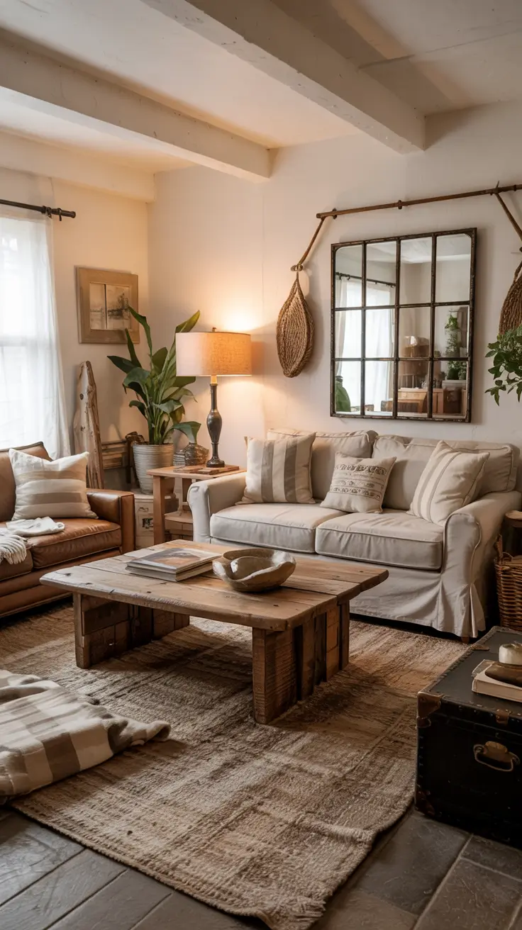 35 Farmhouse Living Room Ideas 2026 For Cozy Modern And Rustic Homes