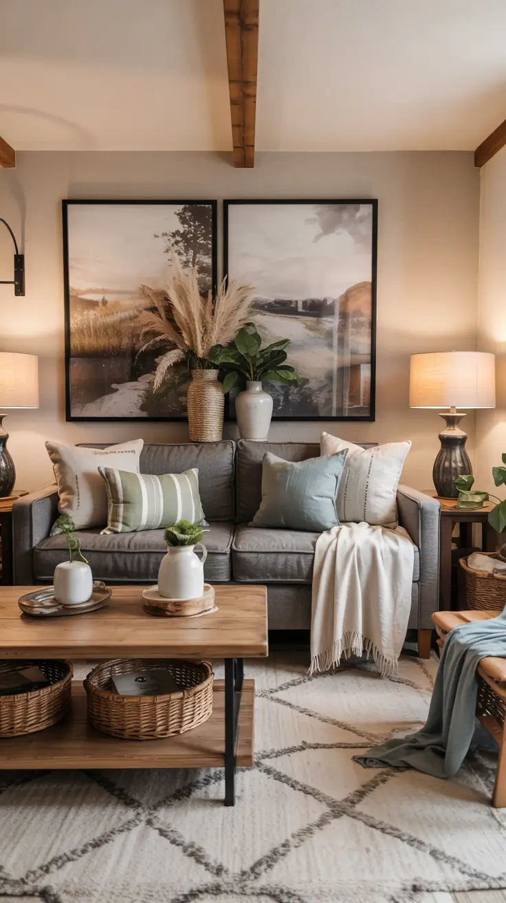 35 Farmhouse Living Room Ideas 2026 For Cozy Modern And Rustic Homes