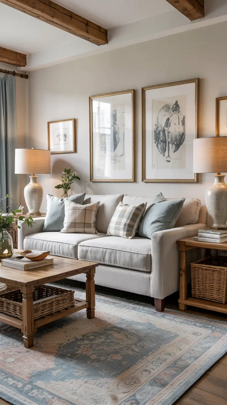 35 Farmhouse Living Room Ideas 2026 For Cozy Modern And Rustic Homes