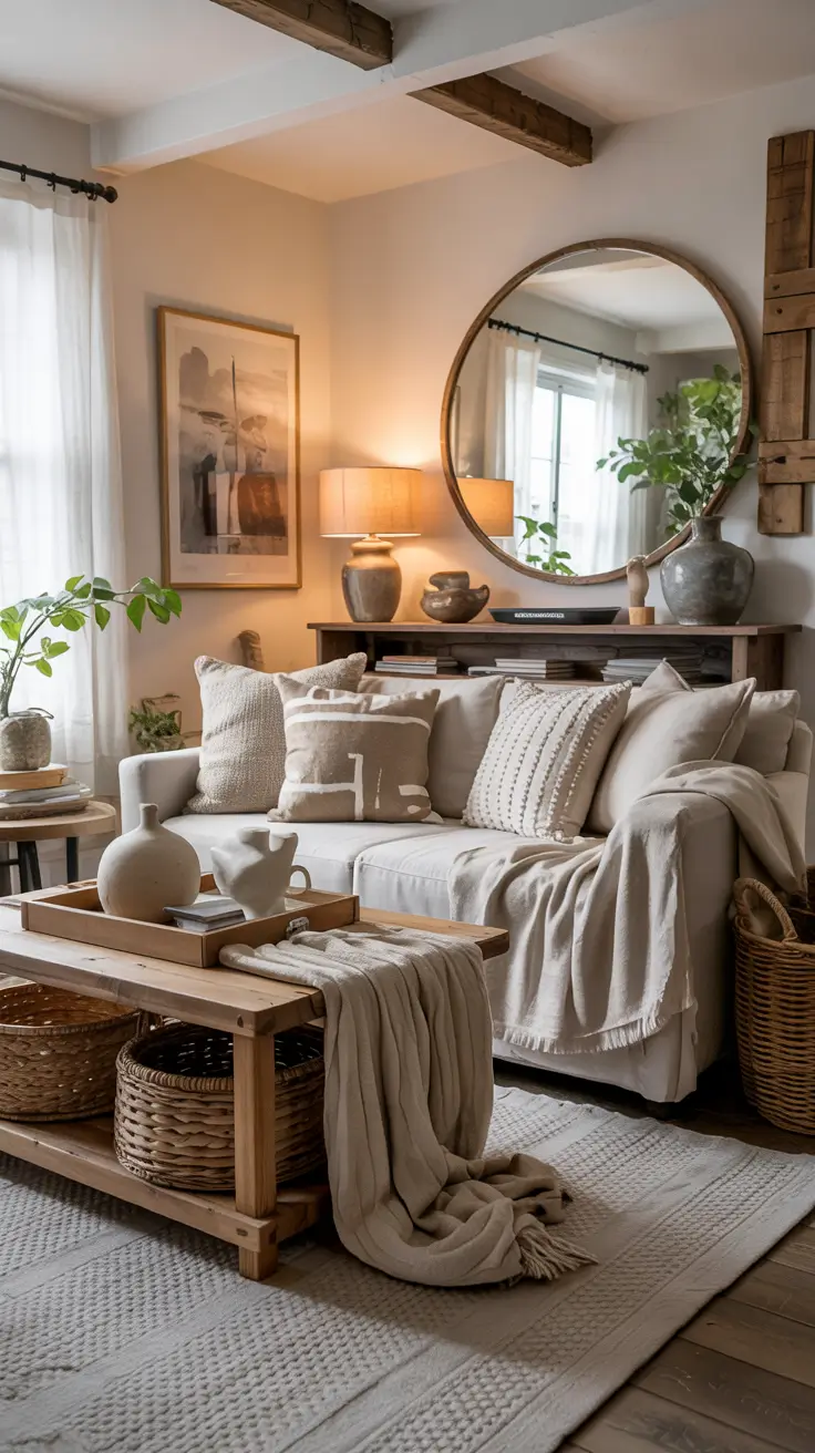 35 Farmhouse Living Room Ideas 2026 For Cozy Modern And Rustic Homes