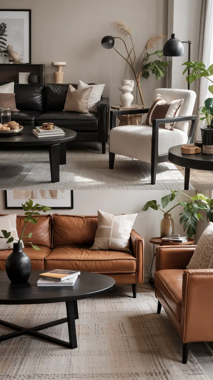 35 Leather Sofa Ideas 2026 For Modern And Timeless Living Rooms