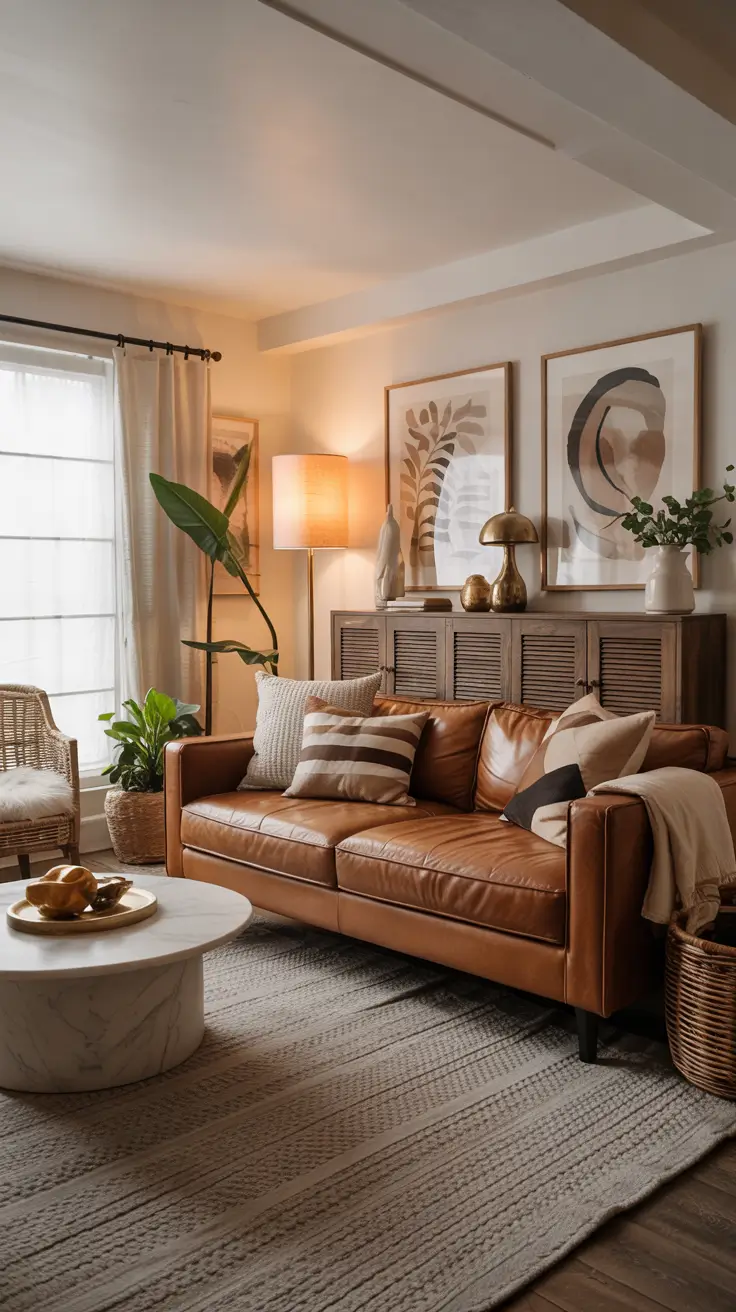 35 Leather Sofa Ideas 2026 For Modern And Timeless Living Rooms