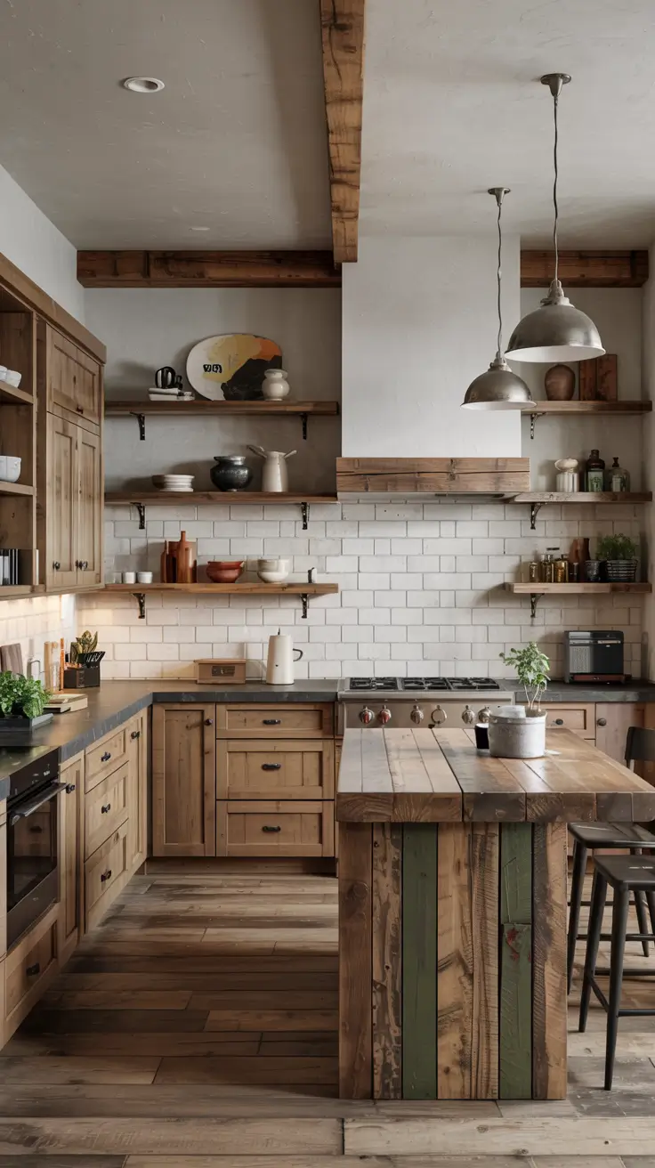 30 Rustic Kitchen Ideas 2026 For Cozy Farmhouse And Modern Homes