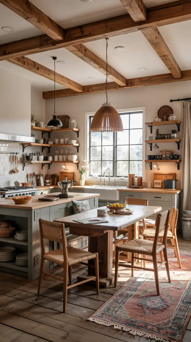 30 Rustic Kitchen Ideas 2026 For Cozy Farmhouse And Modern Homes