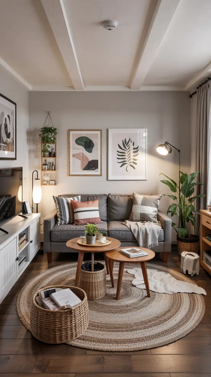 28 Apartment Living Room Ideas 2026 - Modern, Scandinavian, Grey Couch And Budget Trends