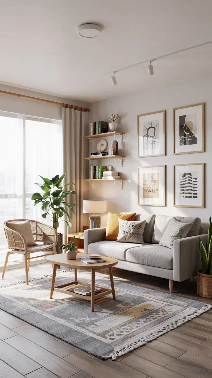 28 Apartment Living Room Ideas 2026 - Modern, Scandinavian, Grey Couch And Budget Trends