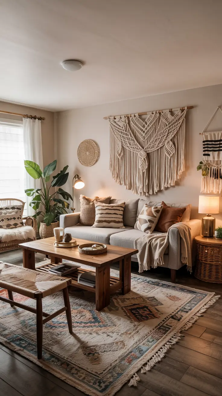 35 Boho Living Room Ideas 2026 For Modern, Cozy And Stylish Homes