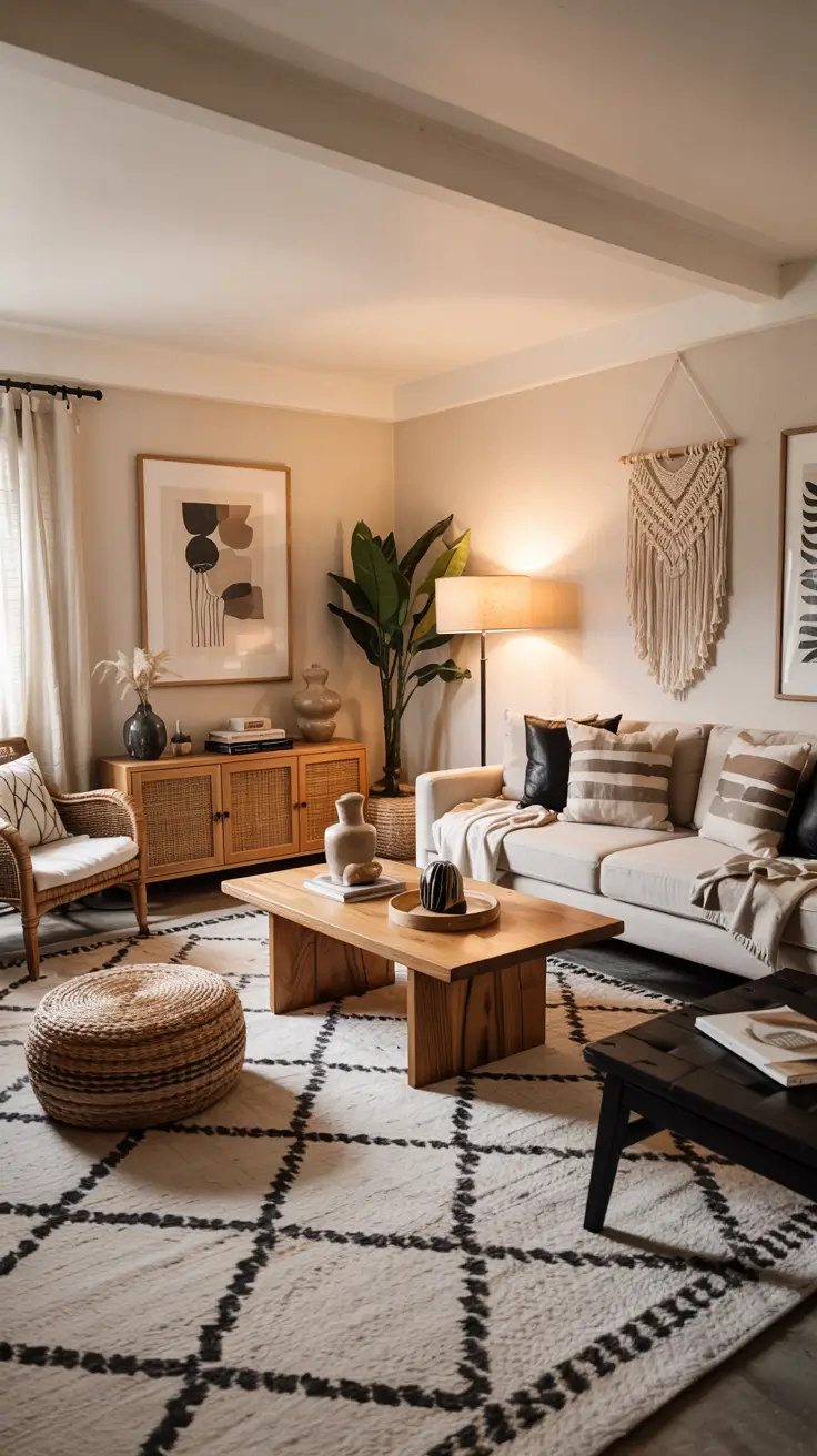 35 Boho Living Room Ideas 2026 For Modern, Cozy And Stylish Homes