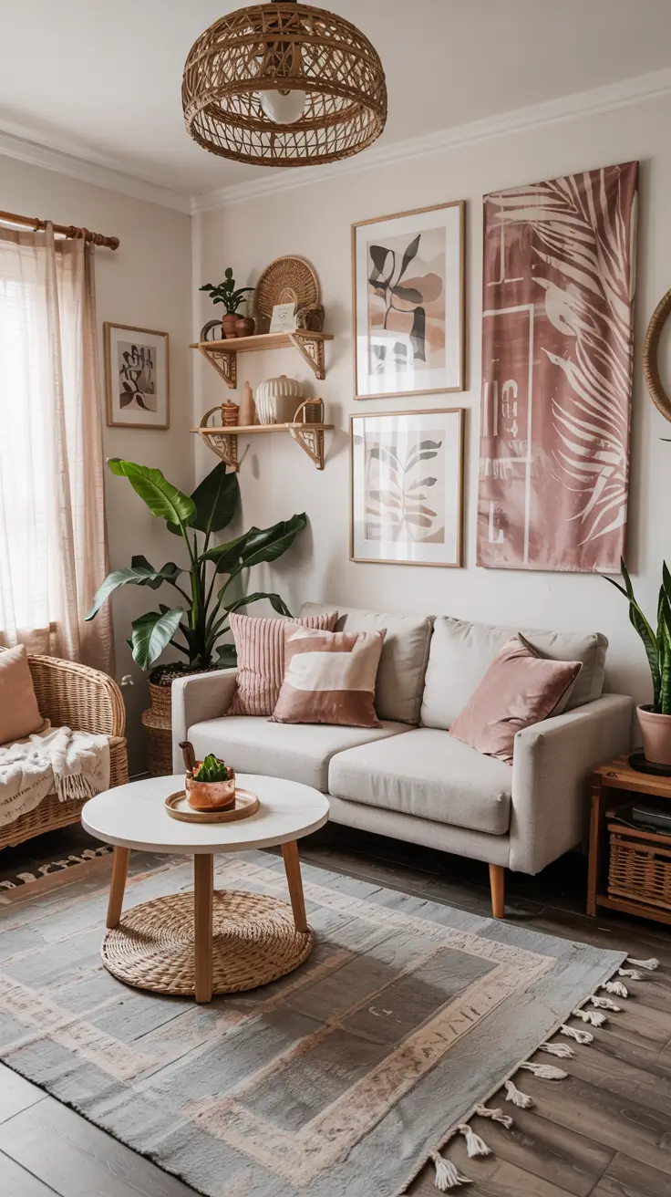 35 Boho Living Room Ideas 2026 For Modern, Cozy And Stylish Homes