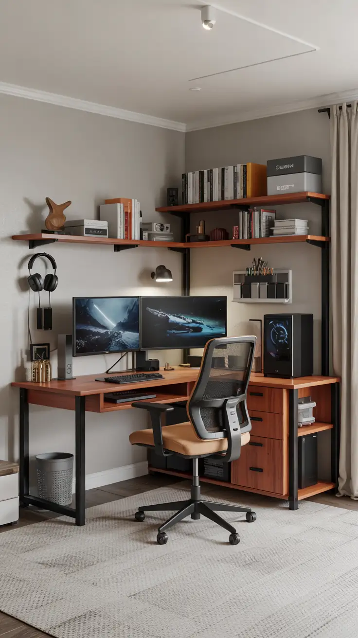 25 Computer Desk Ideas 2026 For Small Spaces Bedrooms Living Room And Aesthetic Pc Setups