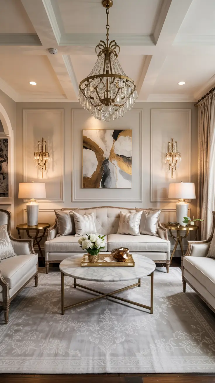 35 Glam Living Room Ideas 2026 With Cozy, Contemporary And Luxe Details