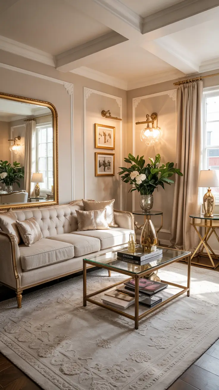 35 Glam Living Room Ideas 2026 With Cozy, Contemporary And Luxe Details