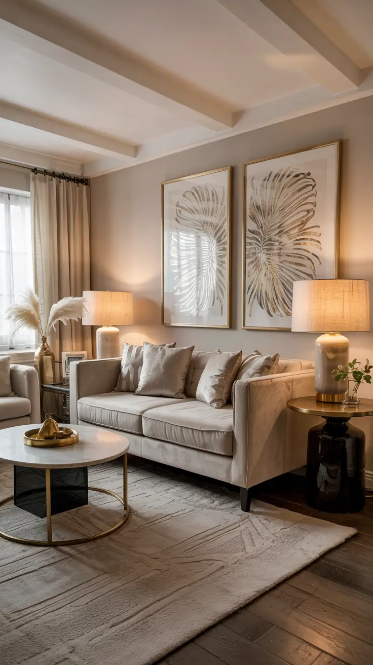 35 Glam Living Room Ideas 2026 With Cozy, Contemporary And Luxe Details