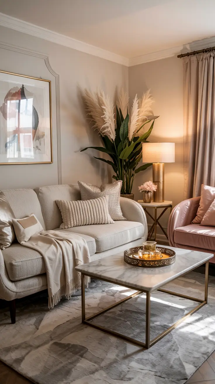 35 Glam Living Room Ideas 2026 With Cozy, Contemporary And Luxe Details