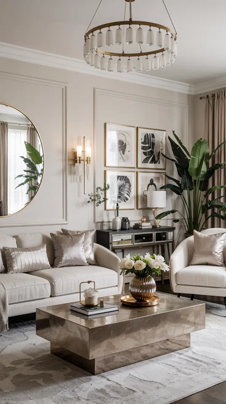 35 Glam Living Room Ideas 2026 With Cozy, Contemporary And Luxe Details