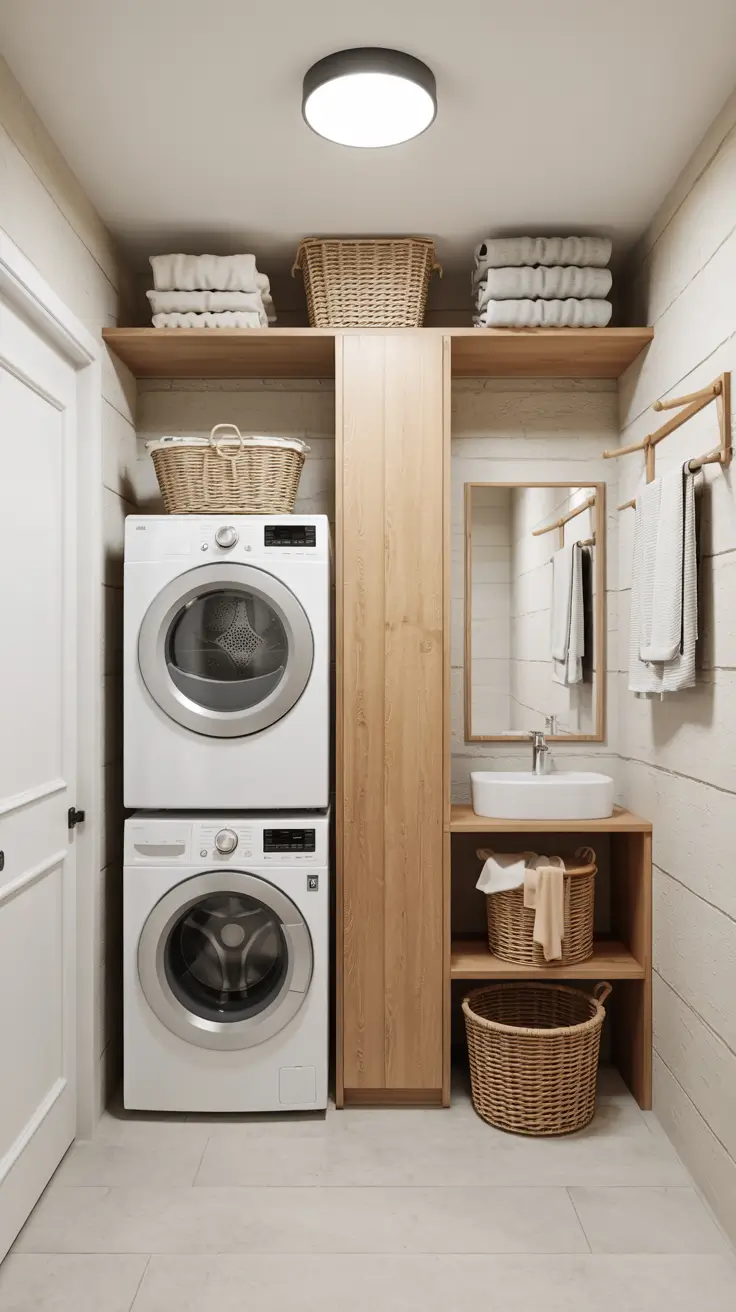 28 Laundry Room Ideas 2026 - Modern Small Space, Stacked, Top Loader Layout