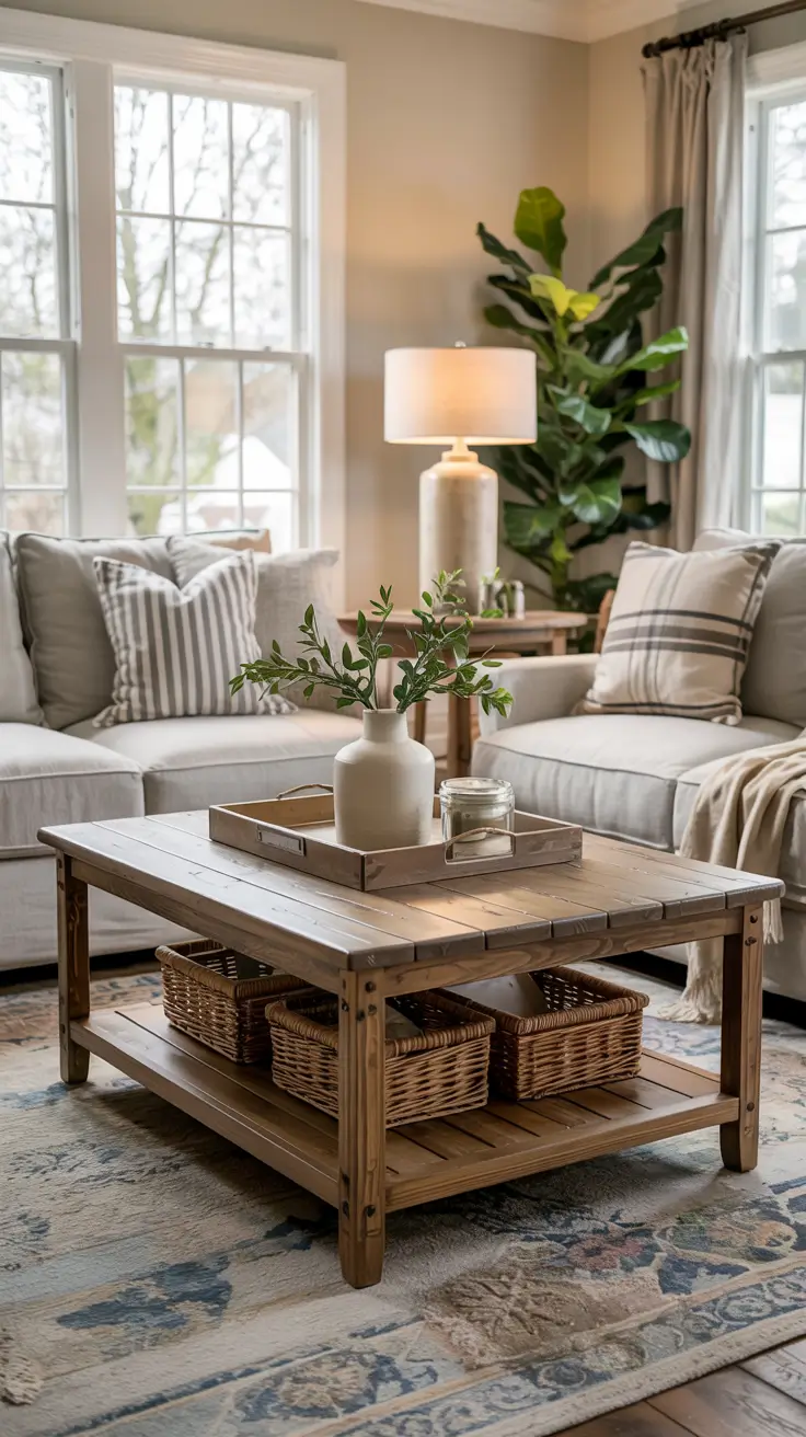 28 Living Room Table Ideas 2026 - Modern Wood, Coffee Tables, Decor and DIY Trends