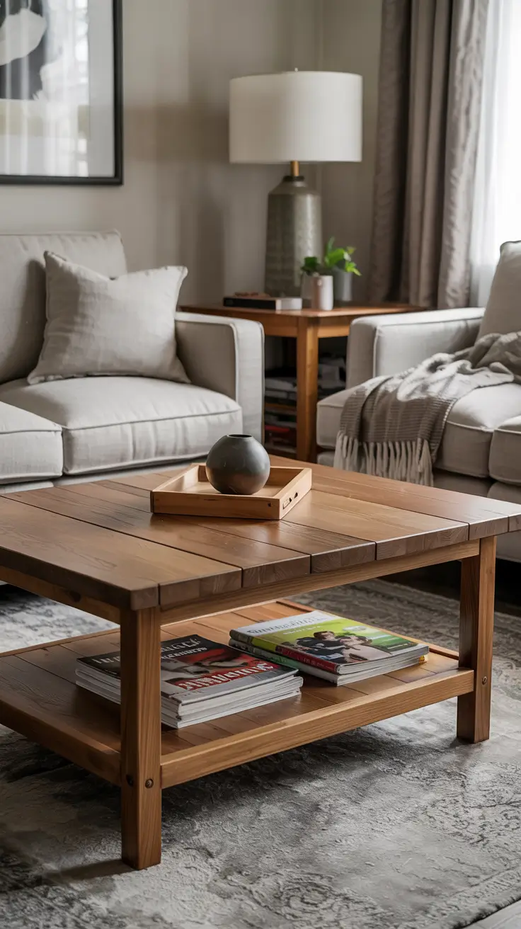 28 Living Room Table Ideas 2026 - Modern Wood, Coffee Tables, Decor and DIY Trends