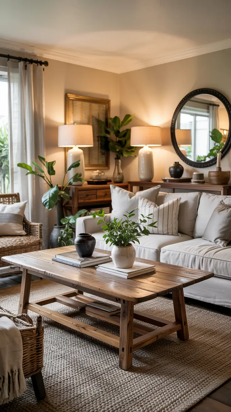 28 Living Room Table Ideas 2026 - Modern Wood, Coffee Tables, Decor and DIY Trends