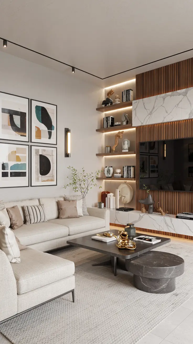 35 Living Room Wall Decoration Ideas 2026 - Modern, DIY And Timeless Styles