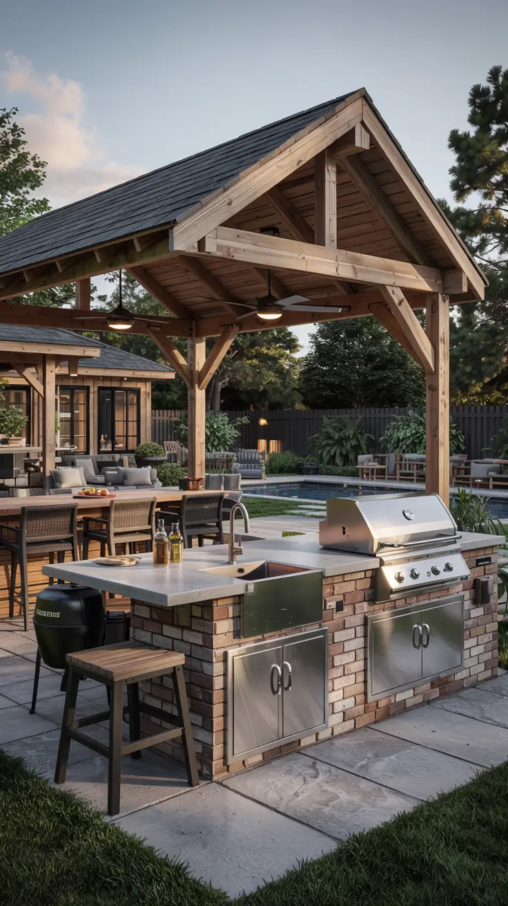 27 Outdoor Kitchen Ideas 2026 - Covered, Rustic, Affordable Backyard Designs