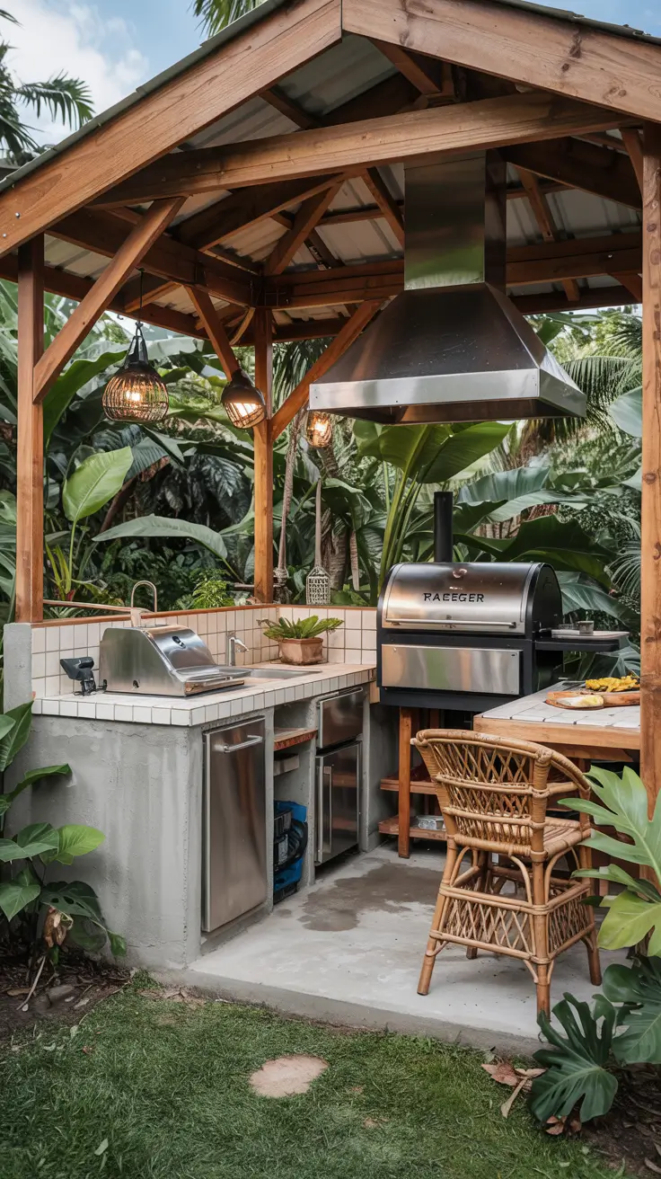 27 Outdoor Kitchen Ideas 2026 - Covered, Rustic, Affordable Backyard Designs
