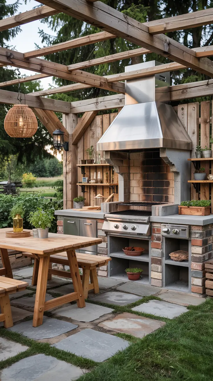 27 Outdoor Kitchen Ideas 2026 - Covered, Rustic, Affordable Backyard Designs