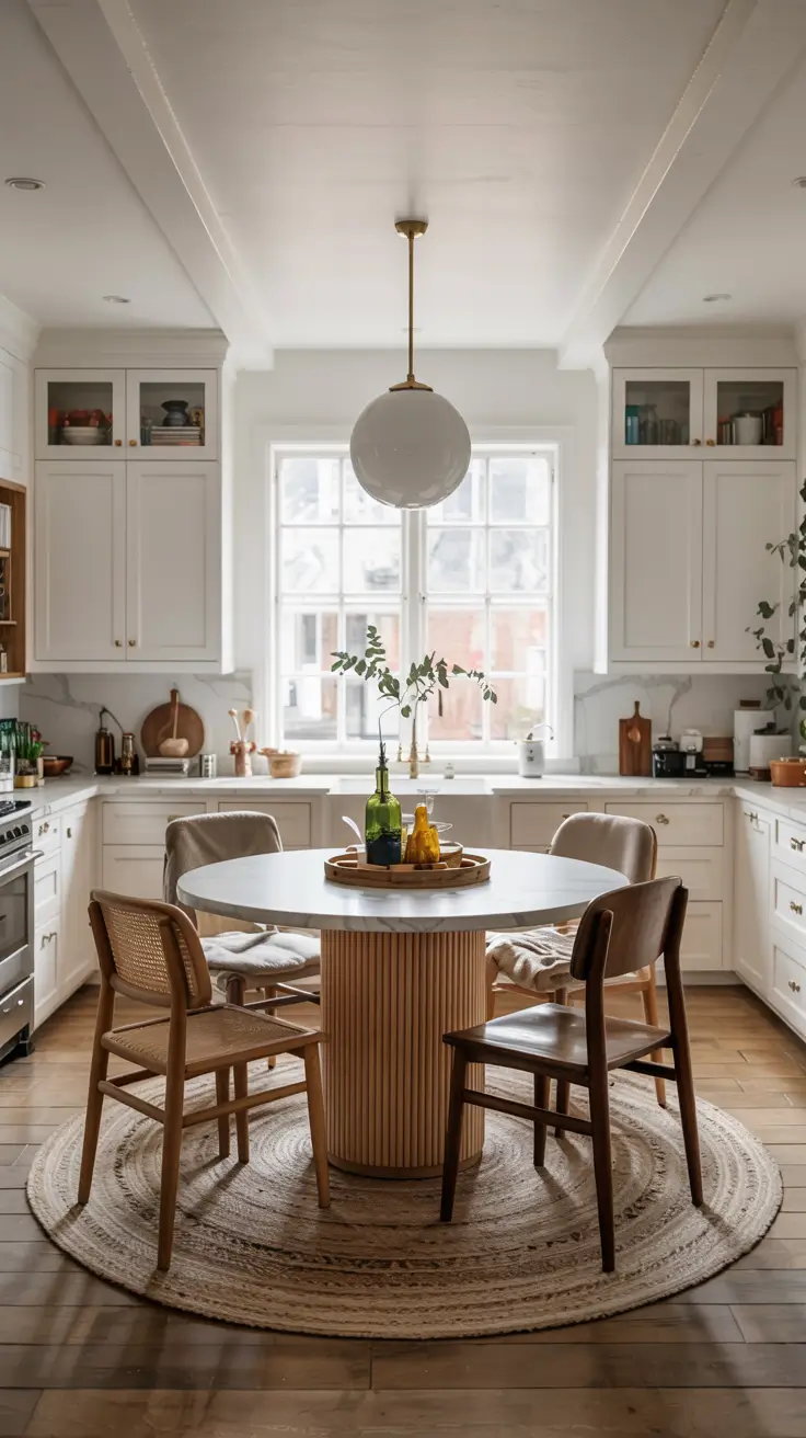 25 Round Kitchen Table Ideas 2026 For Modern, Farmhouse And Traditional Homes