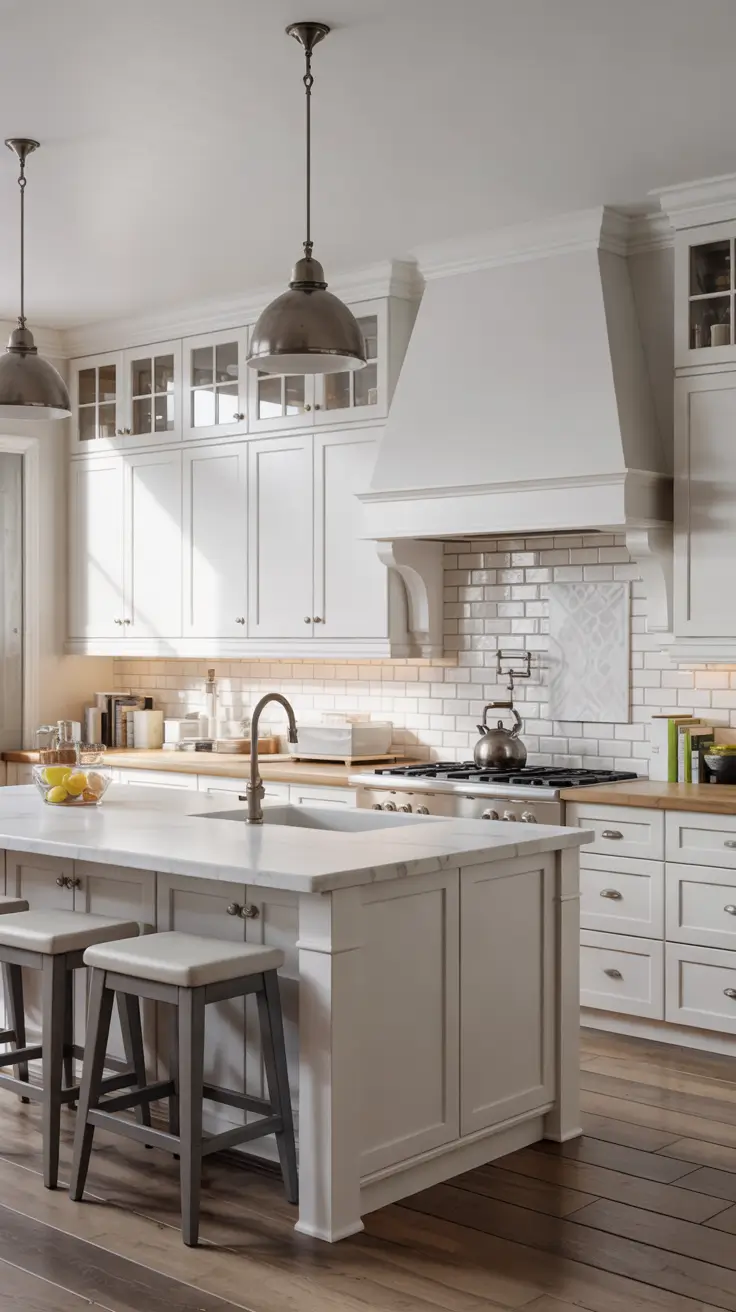 30 White Kitchen Cabinets Ideas 2026 – Modern, Shaker Style, Transitional Design Inspiration