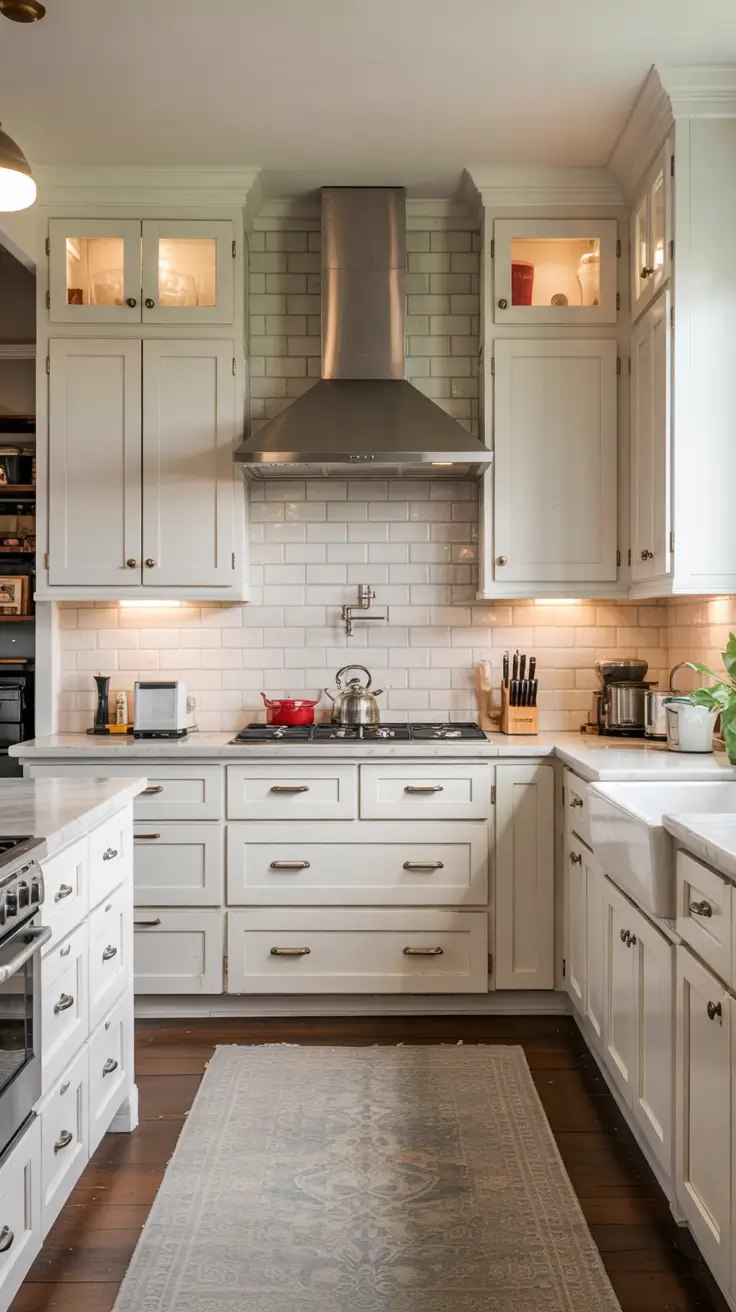 30 White Kitchen Cabinets Ideas 2026 – Modern, Shaker Style, Transitional Design Inspiration