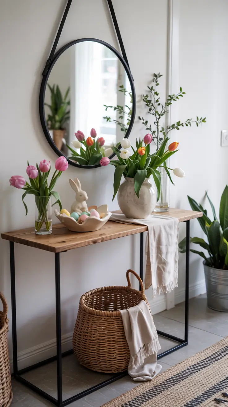 25 Easter Entryway Decor Ideas 2026 - Beautiful Spring Entry Table and Foyer Ideas