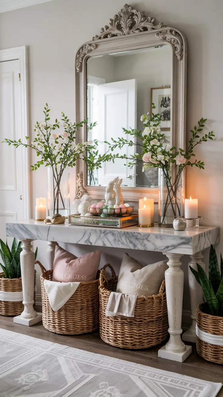 25 Easter Entryway Decor Ideas 2026 - Beautiful Spring Entry Table and Foyer Ideas