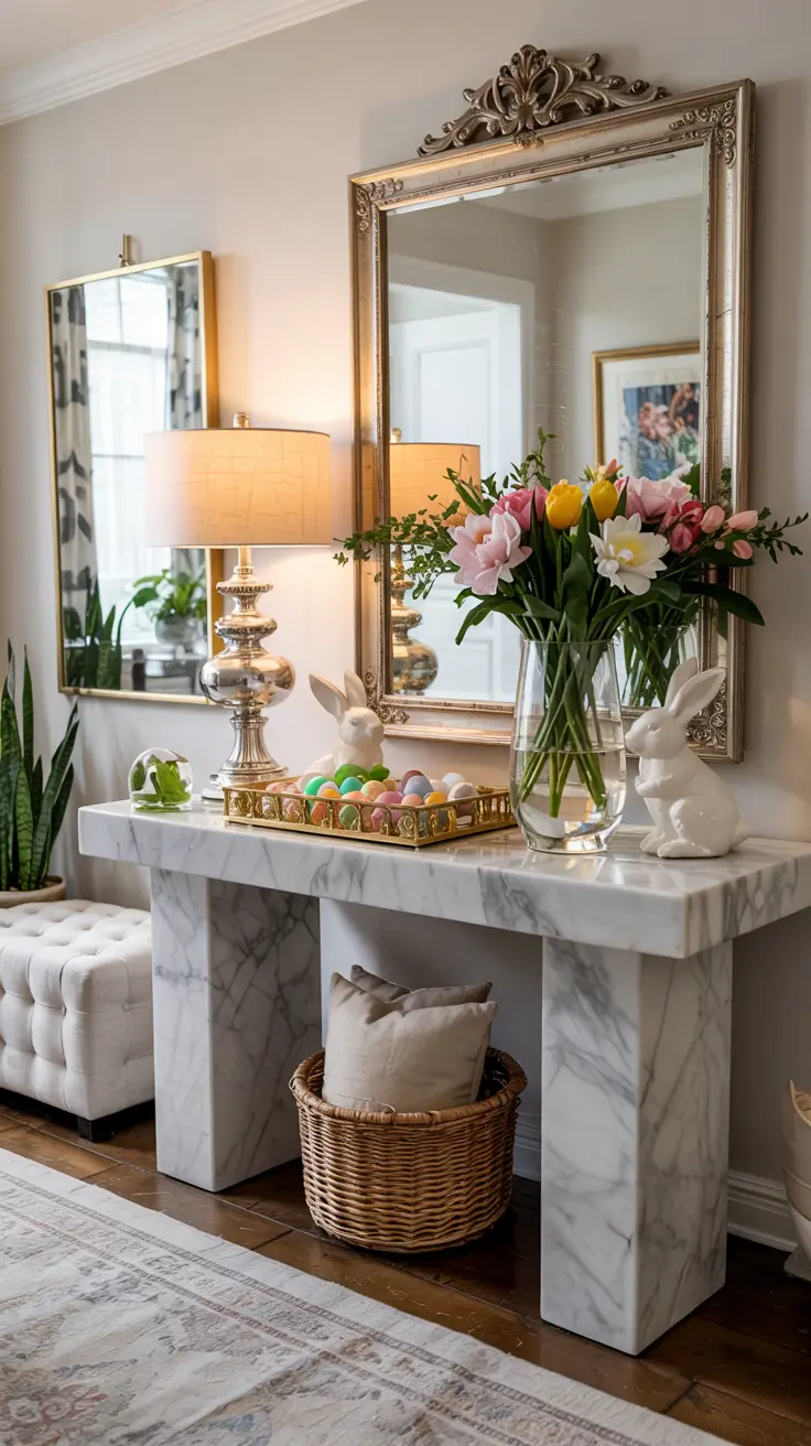 25 Easter Entryway Decor Ideas 2026 - Beautiful Spring Entry Table and Foyer Ideas